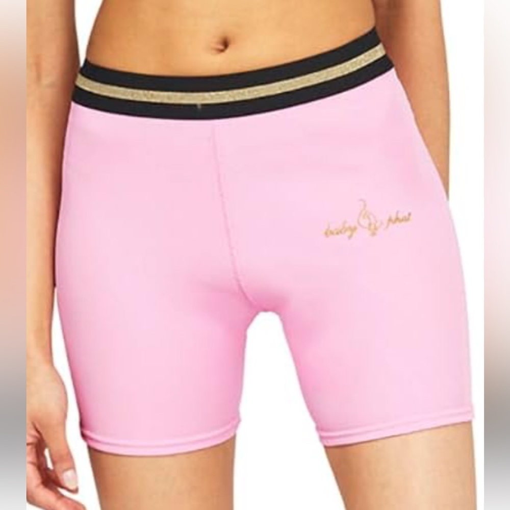 Baby‎ Phat Pink Athletic Shorts with Gold Accents